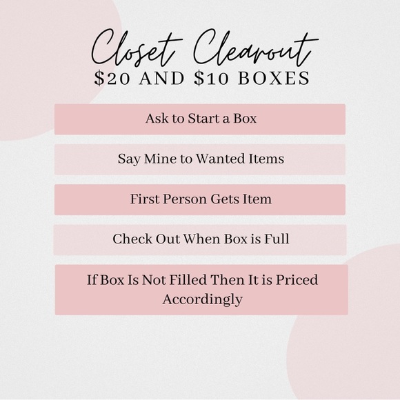 $20 or $10 Box Fill Up Boxes! - Picture 1 of 1